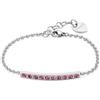 S'Agapõ Bracciale Donna in Acciaio e Cristalli | Collezione Dazzly - SDZ12