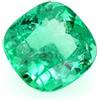 Radheyma Smeraldo naturale dello Zambia (Panna), pietra portafortuna del mese di maggio, eccellente taglio a cuscino, verde certificato GGTL, gemma sciolta per uomo o donna (peso della pietra: 11,25