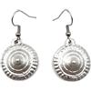 NOWAR FACTORY JEWELS MADE FROM BOMBS NOWAR FACTORY Orecchini Donna NonLa Etnici Nichel Free Fatti a Mano in Laos per Donna con Monachelle Acciaio Inox