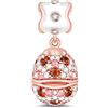 GNOCE Charm Oro Rosa in Agento S925 Sorpresa Inaspettata Ciondolo con Coniglio per Bracciali e Collana Regalo per Moglie Donne
