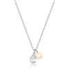 S'Agapõ Collana Girocollo Donna, Collana Donna in Acciaio e Cristalli con Simbolo Cuore | Collezione Lucky Light - SKT09