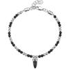 Brosway Bracciale Uomo in Acciaio e Pietre Naturali con Simbolo Cornetto | Collezione Riptide - BTD005