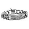 amorili bracciale padre pio uomo in acciaio con padre nostro bcc2665c