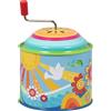 goki 60835 - Scatola Musicale Sonnenglück - Scatola Girevole nostalgica in Metallo, Altezza Circa 10,5 cm, per Bambini a Partire da 1 Anno