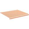 vidaXL Tessuto di Ricambio per Tenda da Sole Giallo e Arancio 4x3,5 m