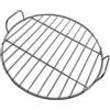 Besttoolifes Griglia rotonda per barbecue in acciaio inossidabile con manico, compatibile con Weber 7432, griglie da 57 cm e Ø47 cm, ricambio per griglia a carbone (45 cm)