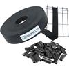 Sorton Frangivista per Recinzione Giardino, Rotolo Fasce Frangivista Balcone da Esterno, Frangivento per Recinzione Giardino, Strisce di Protezione in PVC 46MM (70 Metri, Antracite - RAL7016)