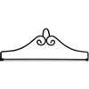 Anley Appendiabiti da giardino Anley in ferro battuto - Supporto per banner da giardino indipendente da usare - Rivestimento antiruggine e nero opaco (ideale per bandiera/banner con larghezza inferiore