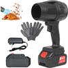 Guegalls Turbosweep Cordless Power Blower - Dual Multi-Purpose Cleaner, Portatile Dust Cleaner Blowe, Ultra-Light Rechargeable Cordless Electric Blower, Leaf Blowers Jet Dryer for Car and Yard Cleaning (Black)