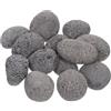 TOYANDONA Pietre Vulcaniche Naturali per Barbecue Pit, Lavica Riutilizzabile, Resistenti alle Crepe, 1 Sacchetto Decorativo per Giardino