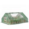 Outsunny Serra da Giardino Rettangolare in Acciaio 180x140x80cm Verde