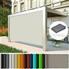 GOUBAN Vela Ombreggiante Tenda a Vela 80 x 180 cm Tenda da Sole per Esterno, Impermeabile Rettangolare con Occhielli con Fune, per Esterno Terrazza Giardino, Avorio