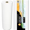 SPRINGOS Telo protettivo in tessuto non tessuto bianco per giardino, 1,6 x 50 m, 70 g/m²
