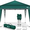 tillvex Gazebo 3x3m impermeabile | Gazebo pieghevole pop-up regolabile in altezza | Tenda da giardino protezione UV 50+ | Tenda Padiglione con borsa (Verde)