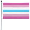 peiyeety Bandiere Femboy 3x5 Ft Bandiera bifacciale per esterni Bandiere leggere in poliestere Divertente decorazione del cortile di casa Bandiere 3by5