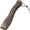 Hilai Manico d'ascia, sostituzione della maniglia da ascia in legno, 10 pollici con mantello a ascet curvo in pelle in pelle sospesa, strumenti per la mano da giardino adatti per l'interfaccia 3.8 * 1,3 cm
