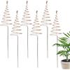 Niesel Spirali Di Rame Per Piante Da Giardino, 6 Pezzi In Rame Per Da Esterno, Di Rango Per Verdure, Fiori, Piante Da Arrampicata, Supporto Resistente Per Ortaggi Fiori