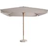TEMPO STYLE - Ombrellone da Giardino Vomero 3x3 m con Corda e Prese d'Aria | Ombrellone da Esterno con 8 Stecche in Alluminio e Tela in Poliestere 180g/㎡, per Giardino, Cortile e Terrazza