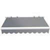 Toboli Tenda da sole con bracci a snodo e protezione UV 2,5x2m Antracite Montaggio a parete Balcone