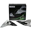 akku-net 2 coltelli di ricambio per tosaerba, tosaerba, compatibili con robot tosaerba Robomow RS, serie RC, acciaio inox