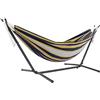 Vivere, Serenity UHSDO8-38 Amaca con Supporto Brasiliana, Cotone, 250 cm, Portata 200 kg Borsa da Trasporto inclu, Doppia
