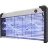 Generic Zanzariera Elettrica LED F5010, Lampada Anti-Insetti, Colore Argento