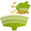 KADAX Rastrello robusto in plastica, senza manico, larghezza 45 cm, per foglie e giardino