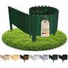 Floranica Bordura Giardino H 10 x L 200 cm Verde Bordo Prato Legno flessibile