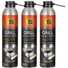 Spraytive 3 x 300 ml di rimozione della ruggine - Spray 2 in 1 con protezione antiruggine a lungo termine per griglia e barbecue, rimuove la ruggine, detergente neutro per la pelle, prodotto in