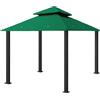 freigarten.de fregarten.de - Tetto di ricambio per gazebo 3 x 3 m, impermeabile, materiale: PVC Panama Soft 370 g/m² extra forte, modello 6