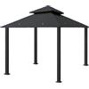 freigarten.de fregarten.de - Tetto di ricambio per gazebo 3 x 3 m, impermeabile, materiale: PVC Panama Soft 370 g/m² extra forte, modello 6