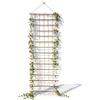 Floranica Supporto a griglia per piante rampicanti 150 cm x 30 cm Vimini naturale Corda di juta Supporto per rose Piante rampicanti Verdure Viti