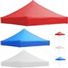 KMDZDZGS Gazebo tetto di ricambio, resistente ai raggi UV e all'acqua, per esterni, per feste, gazebo, copertura di ricambio per baldacchino, per giardino e campeggio (rosso, 2 x 2 m)