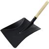 OFFSCH Pala da Giardino in Acciaio al Carbonio, Nera, Portatile | 1 Pezzo, Uso Versatile per Pulizia Cortile e Campeggio, Adatta ad Ash e Sabbia