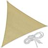 confine Vela Ombreggiante Triangolare Beige Copertura Parasole Telo Tenda (3,6X3,6X3,6 (14001))