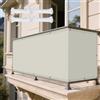 GUOYFEN Vele Ombreggianti Rettangolari 120 x 380 cm Protezione UV 98% Impermeabile Telo Telone Impermeabile, con Corde di Supporto per Esterno, Giardino, Terrazzo, Balcone, Patio, Beige