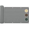 Tata Home Telo Copri Ringhiera da Esterno Copri Balcone Frangivista Balcone Schermi Divisori Protettivi Schermo Privacy Terrazzi Recinzioni Giardino 90x500 cm Grigio