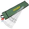 Olymp - Spiedini in acciaio INOX con manico in legno, 10 pezzi, 50 cm
