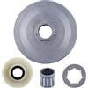 Gubeter Kit cerchione pignone tamburo frizione , per parte motosega cinese 4500 5200 5800 45Cc 52Cc 58Cc,, /