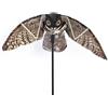 Zerone Defenders Decoy Owl ，Giardino Prowler Garden Protector Spaventa Uccelli Pest Falso Gufo Spaventapasseri con Moving Wing