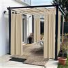 Generico Zm Market Tenda Gazebo da Esterno 160x270cm Panna, Struttura Resistente, Tenda da sole per esterno Accorciabili, Dotati di Chiusura Bottone, Protezione Solare Terrazzo Giardino Balcone Kit 1 pezzo