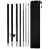 FSFLAG Corredo di palo della bandiera della piuma e picco di terra, 8.2FT Windless Flag Banner Sign Flagpole, affari per pubblicità all'aperto piuma pennone