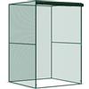 Outsunny Gabbia per piante con porta scorrevole e telaio in acciaio per giardino, terrazza e patio 120x120x180 cm Verde