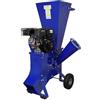 T-Mech Cippatrice Professionale 7HP - Trituratore Ramaglie Potente 4 Tempi - Velocità Regolabile 3600 giri/min - Capacità di Taglio 76mm - Ruote e Maniglie per Facile Trasporto - DPI e Kit Attrezzi Inclusi