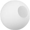 Cabilock Paralume Sferico in Trasparente, Dimensione D18cm, Accessorio Per Lampade Da Soffitto E Lampade Da Tavolo, Sostituzione Per Lampadari Moderni