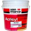 San Marco ACRISYL RIEMPITIVA Pittura per esterni riempitiva superlavabile antimuffa antialga, colore: Bianco, size: 5 lt