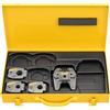Rems Anelli di pressione S Set (V 15+18+22 Mini Z8, con Pinze Intermedie, Girevole Continuamente, in Scatola di Lamiera) 574612 R