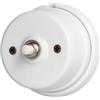 Merlotti 40.427 Pulsante per Impianti a Vista, 250 V, Bianco