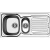 Pyramis 100133212 Sparta, Lavello in acciaio INOX 100 x 50/1,5B 1D