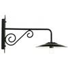 Sovil Illuminazione Applique in basso design antico lampada da parete in metallo grigio